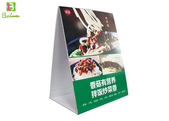 Porcellana Ristorante acrilico dei banchi di mostra del menu di Promational, contro banchi di mostra acrilici fornitore