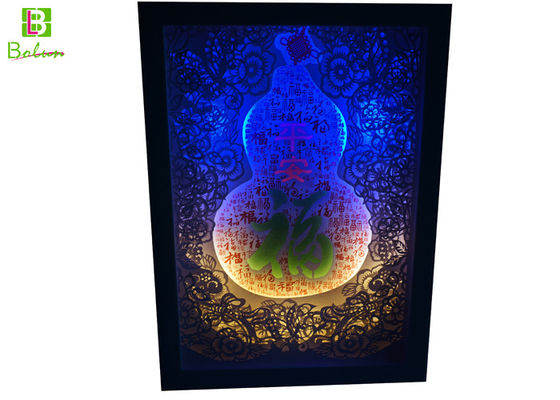 Porcellana L'esposizione di vendita al dettaglio della scultura Props la lampada leggera 3D con telecomando fornitore
