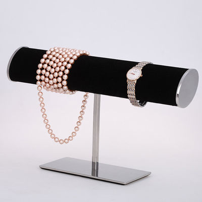 Scaffale di esposizione della collana del supporto dei gioielli del supporto dello scaffale del braccialetto di acciaio inossidabile