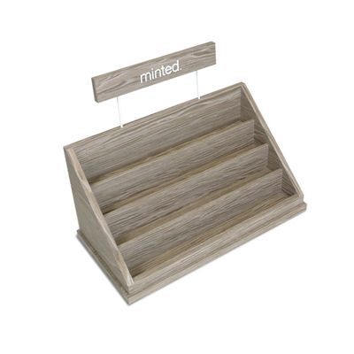 qualità  POS Jewelry Wooden Display Stand Wooden Countertop Display Organizer Boutique Fabbrica