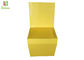 Laminazione pieghevole di rivestimento della mobilia del cartone della sedia gialla di Eco fornitore
