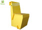 Laminazione pieghevole di rivestimento della mobilia del cartone della sedia gialla di Eco fornitore