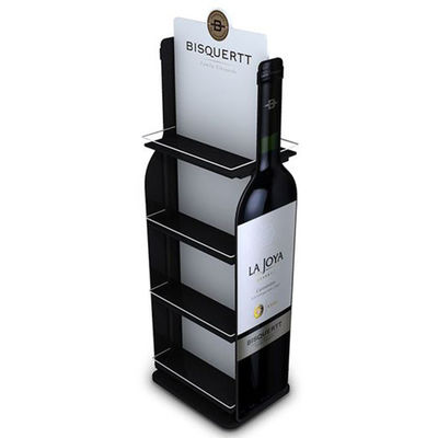 Legno smontabile di legno su misura dello scaffale del vino del banco di mostra di isolato dello scaffale su due lati del vino per il pub