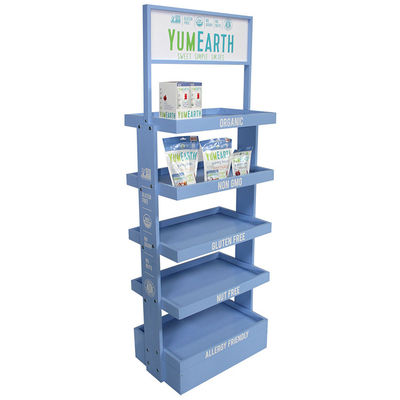 Il cioccolato dell'aletta di filatoio parteggia Brander Tray Display Stand di legno