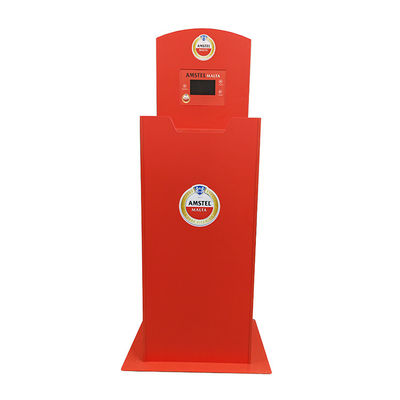 Supporto verticale automatico su misura dell'erogatore della bevanda del venditore del banco di mostra del vino