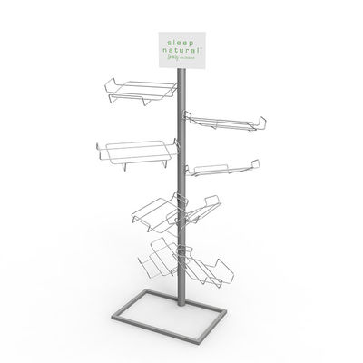 Domestico del metallo banco di mostra lo scaffale di esposizione del metallo del banco di mostra del cuscino del negozio del tessuto