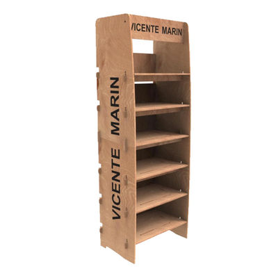 Display rack elettronici personalizzabili Ripiani in compensato per supermercati commerciali