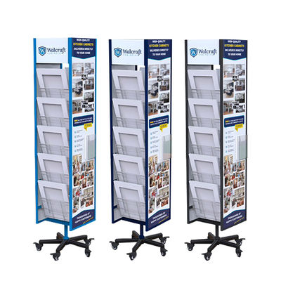 Bevis Polish Customisable Floor Standing Metal Ceramic Tiles Display Racks For Supermarket Prodotto